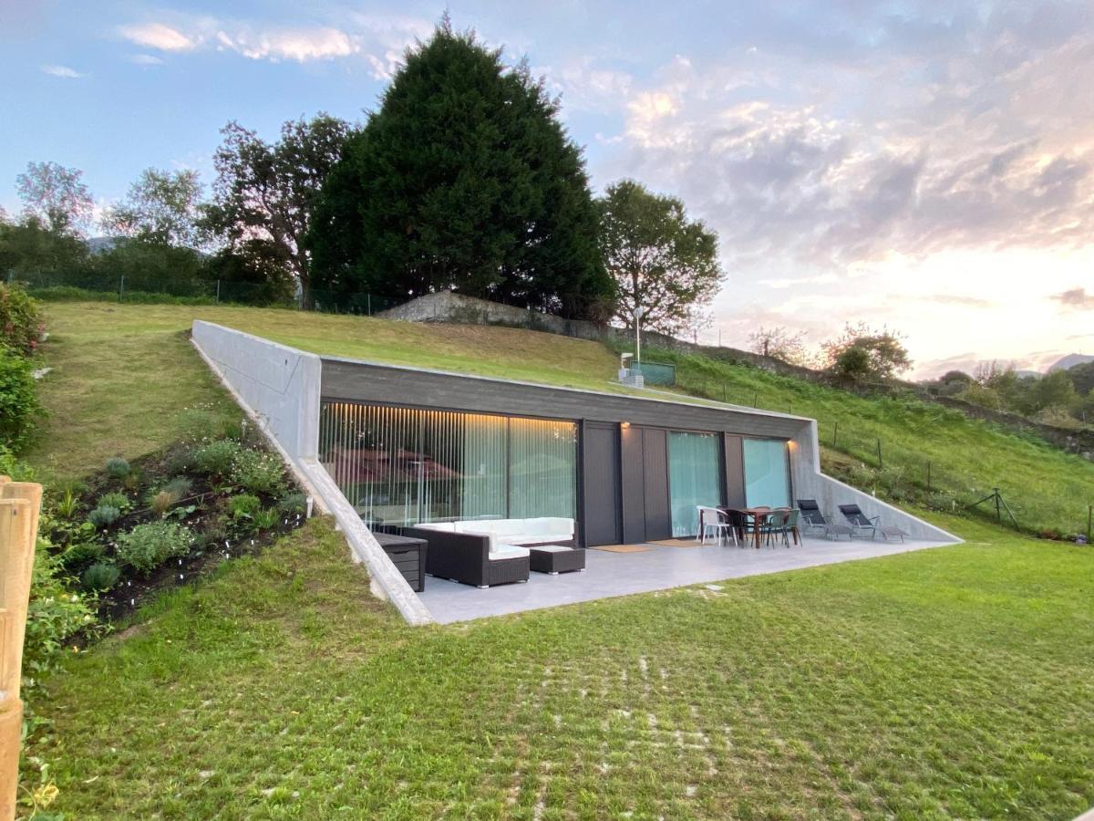 La Casa De Hierba - Casa De Campo De Diseno Con Jardin Y Wifi Cerca De Las Playas De Llanes Exterior foto